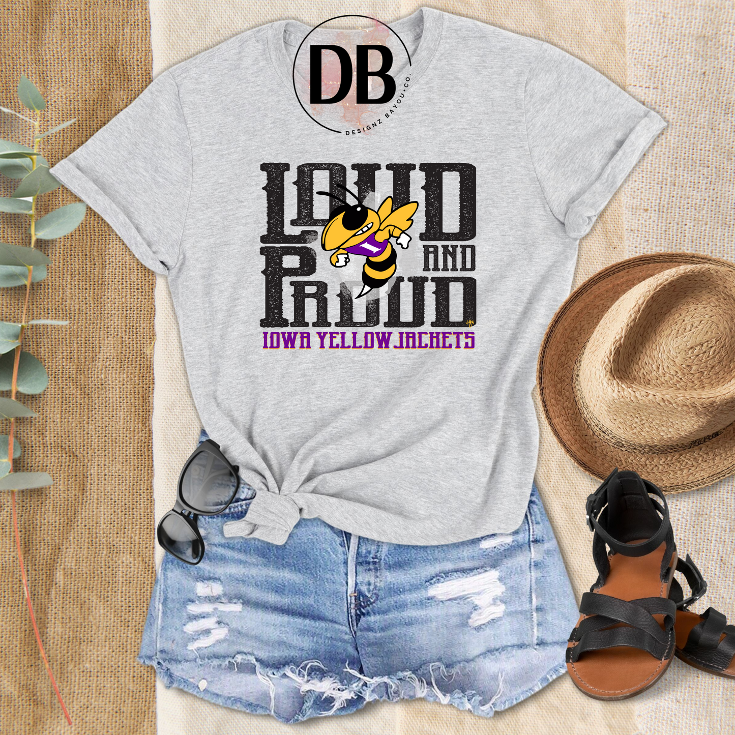 Loud and Proud Yellowjacket tshirt