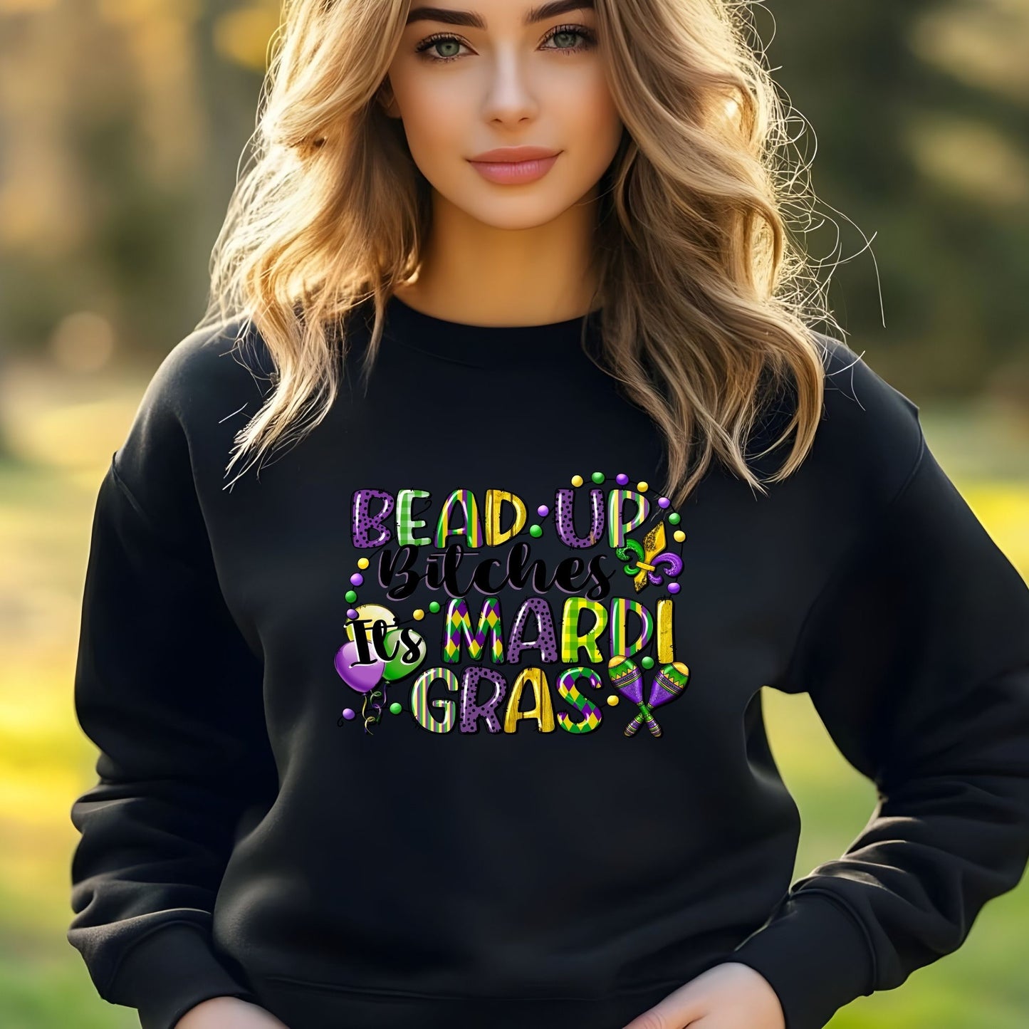Bead Up B... Its Mardi Gras Top
