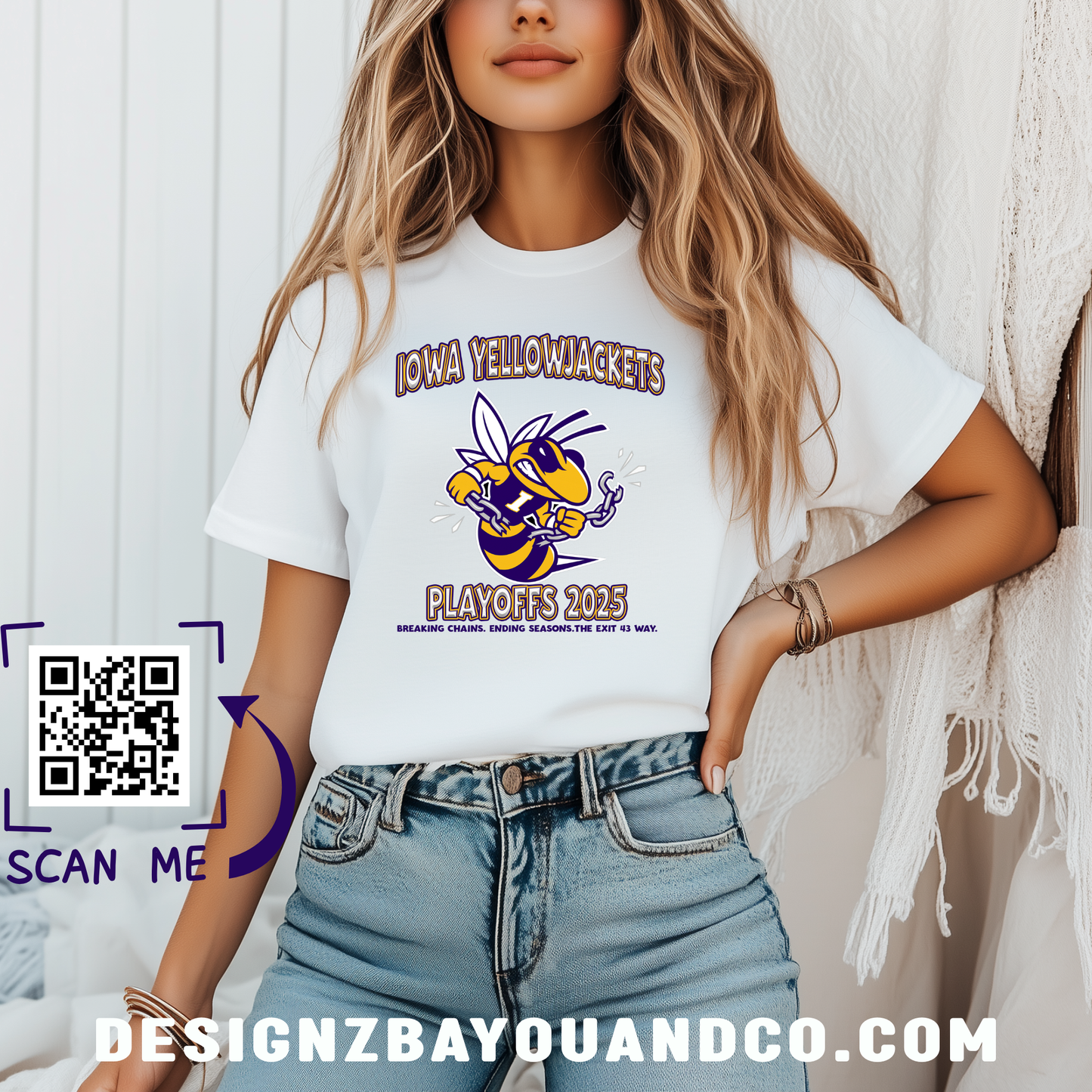 Break Every Chain Playoff tee