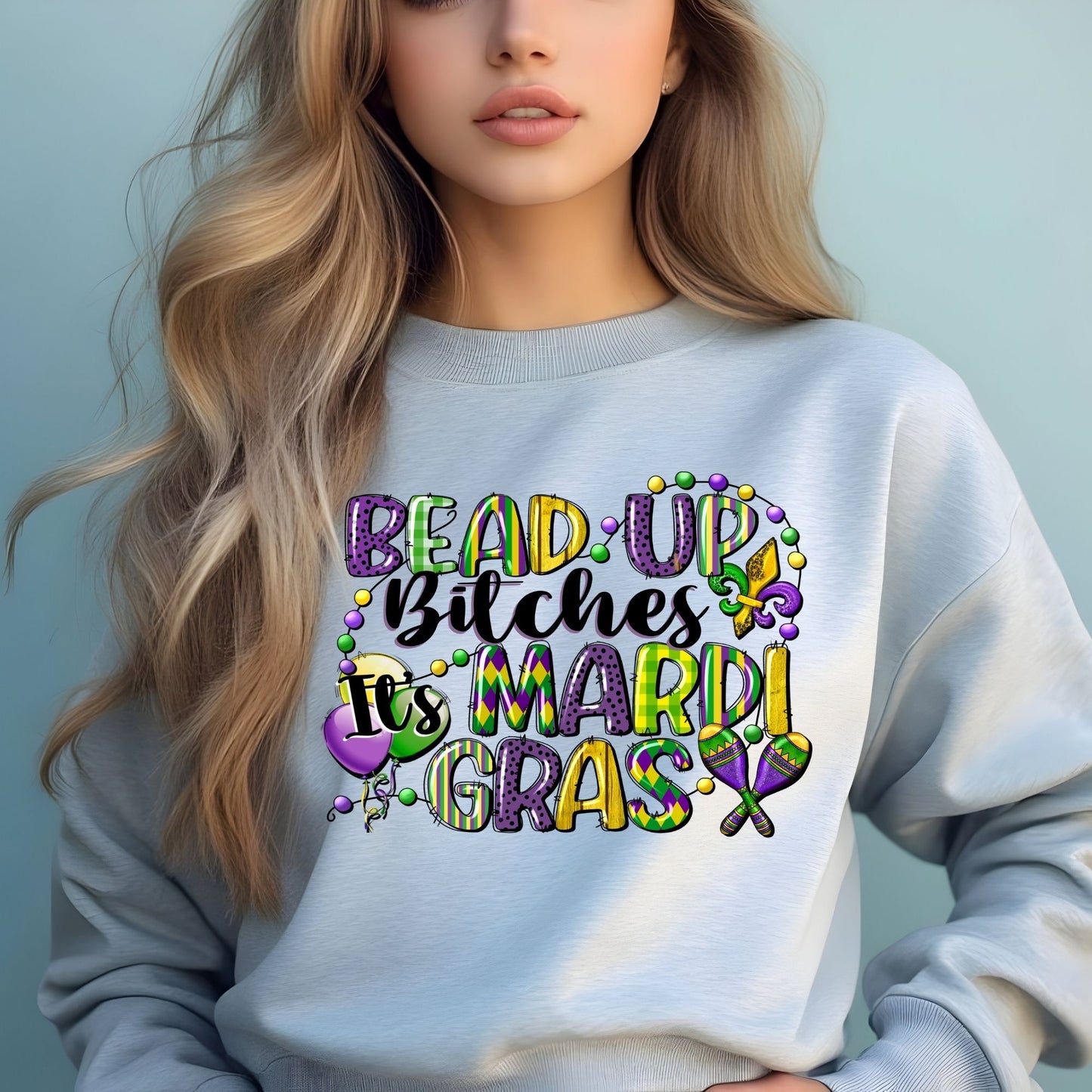 Bead Up B... Its Mardi Gras Top