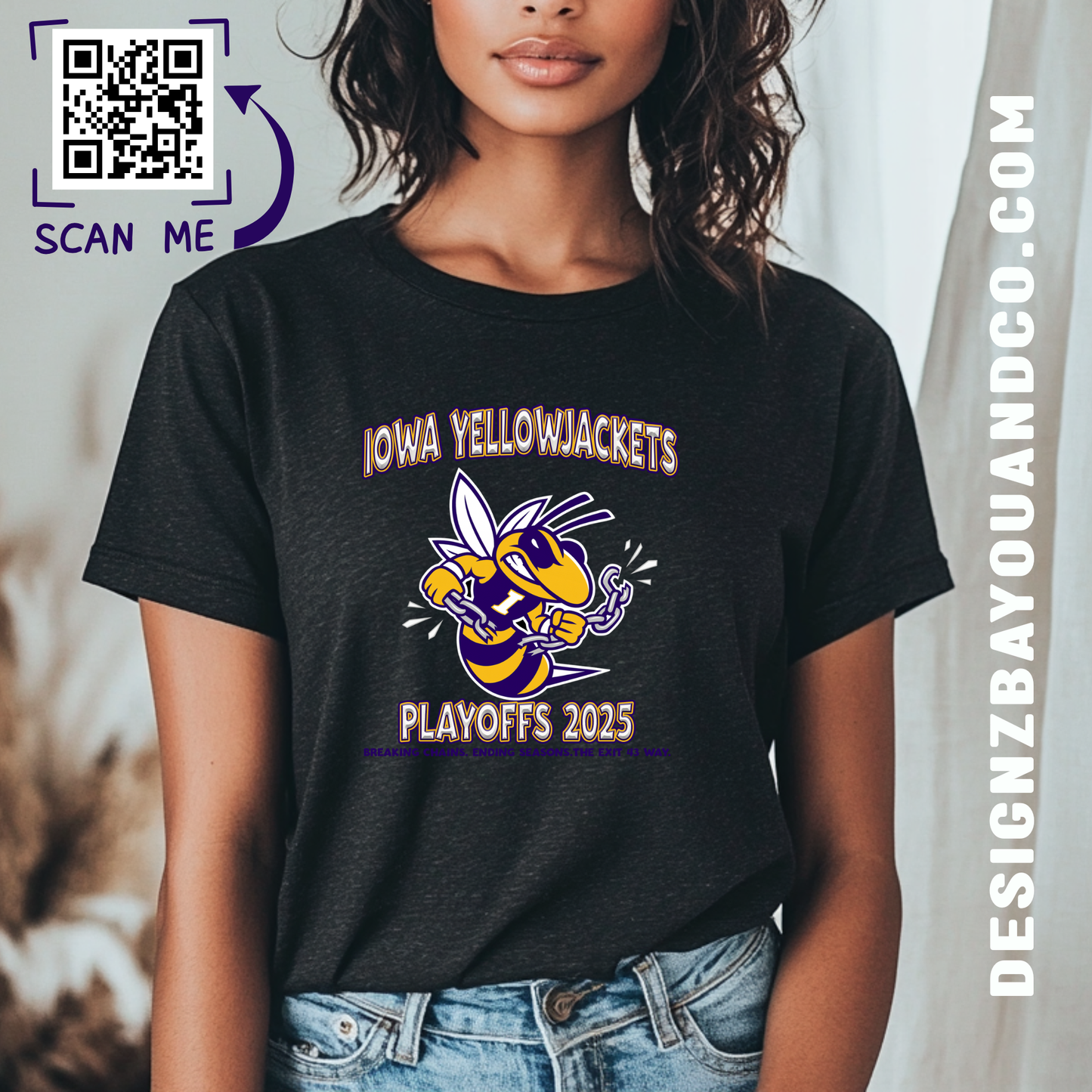 Break Every Chain Playoff tee